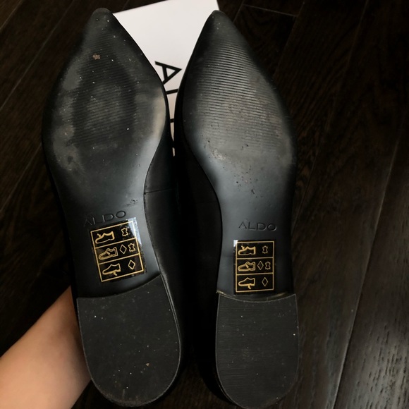 Aldo Black Alize Lace Flats - Picture 7 of 7